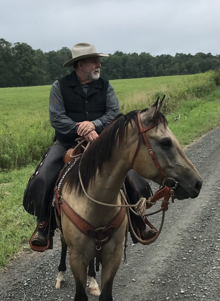 TJW on horseback